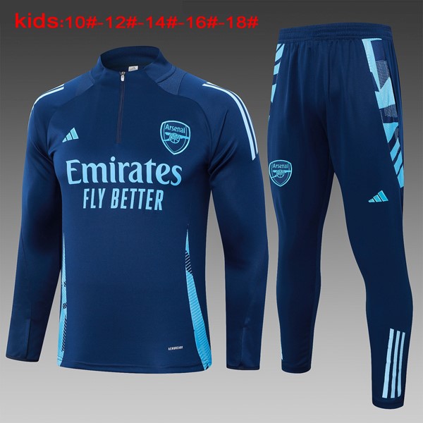 Niños Sudadera De Training Arsenal 2024 2025 Azul 3